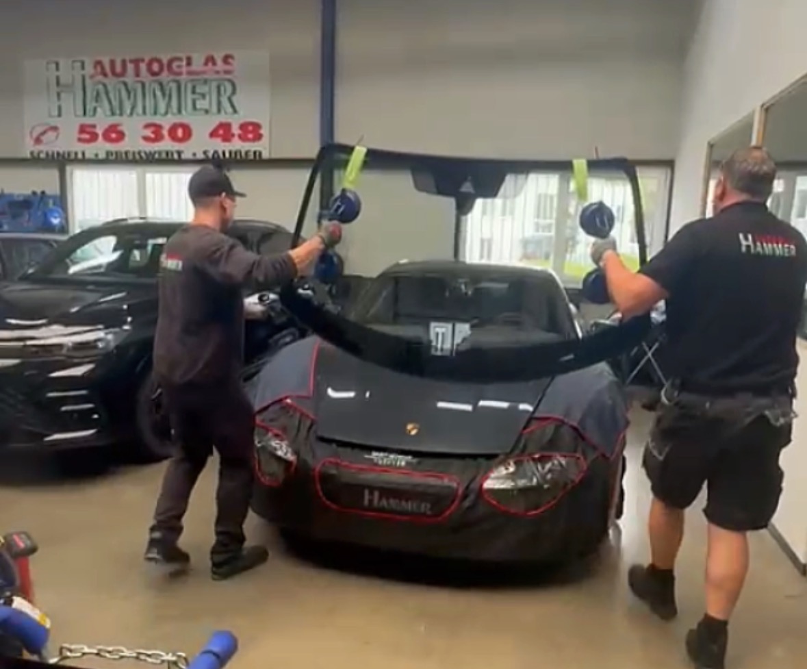 autoglas hammer aachen porsche frontscheibenwechsel