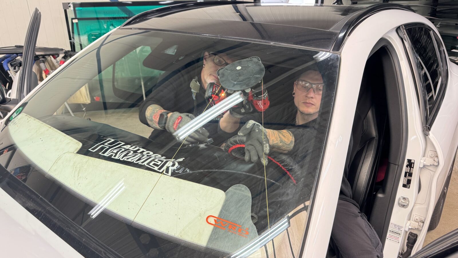 Alfa Romeo Autoglas Hammer Scheibenwechsel